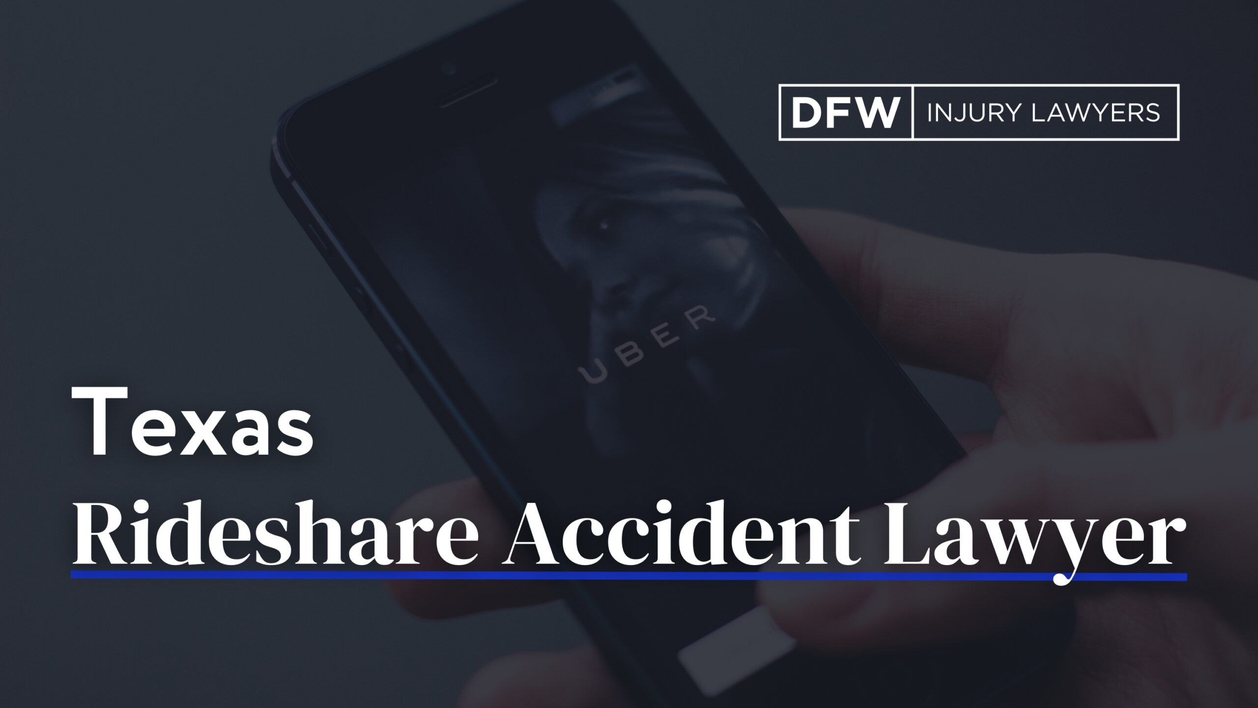 Texas Rideshare accidente abogado - DFW
