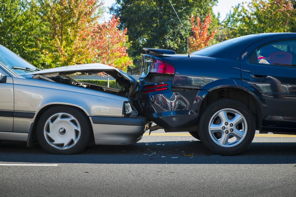 rear-end car collision