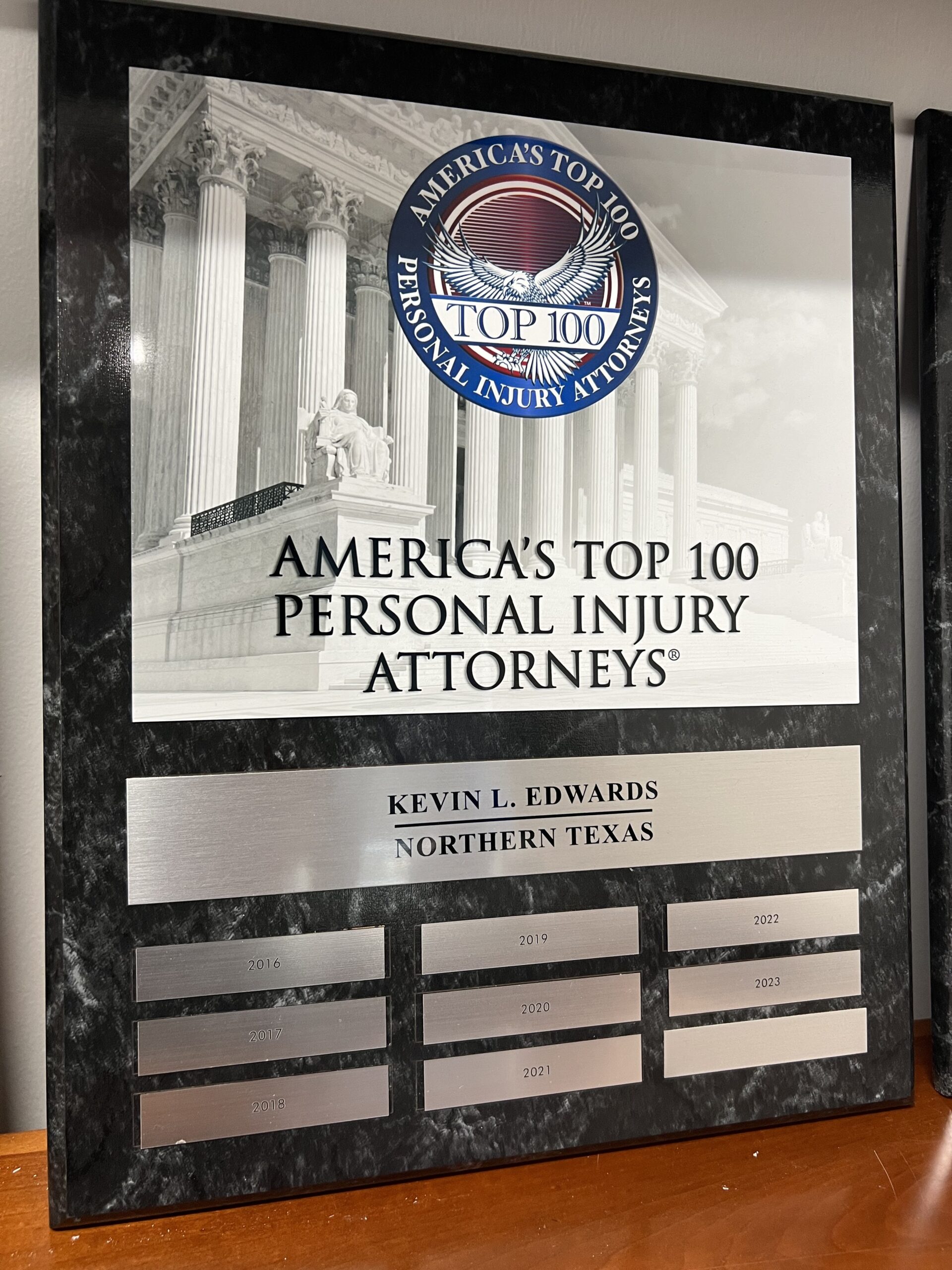 Los 100 mejores abogados estadounidenses especializados en lesiones personales